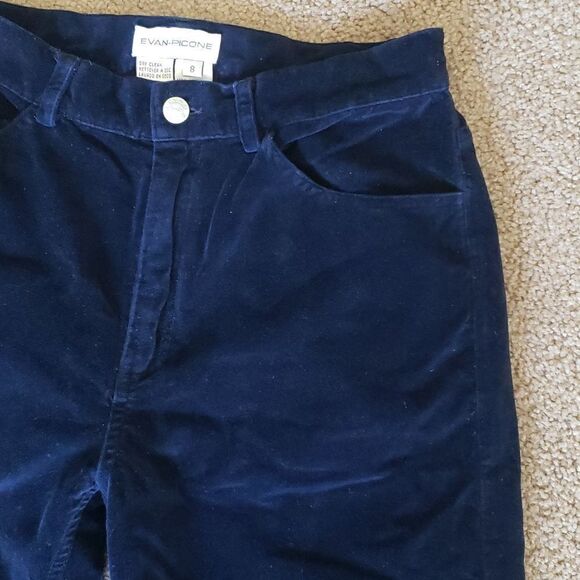Evan-Picone Navy Blue Pants - Picture 4 of 9